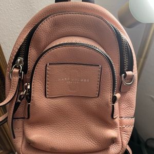 Pink Marc Jacobs mini backpack
